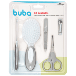 KIT CUIDADOS CINZA - VJB13687 - VILA JARDIM STORE BABY