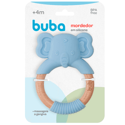 MORDEDOR DE SILICONE AZUL - VJB15651 - VILA JARDIM STORE BABY
