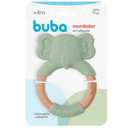 MORDEDOR DE SILICONE VERDE - VJB15653 - VILA JARDIM STORE BABY