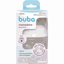 Mamadeira easy flow nuvem branca 120ml - VJB17261 - VILA JARDIM STORE BABY