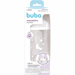 Mamadeira easy flow nuvem branca 330ml - VJB17263 - VILA JARDIM STORE BABY
