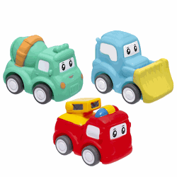 CARRINHOS ANIMADOS EM VINIL - VJB18790 - VILA JARDIM STORE BABY