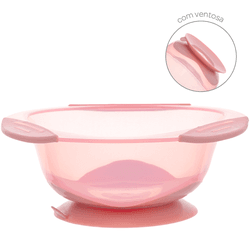 PRATINHO BOWL ROSA - VJB18865 - VILA JARDIM STORE BABY