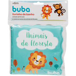 LIVRINHO DE BANHO ANIMAIS DA FLORESTA - VJB7497 - VILA JARDIM STORE BABY