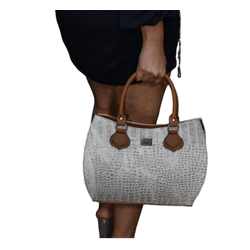 BOLSA FEMININA BEGE CROCO-VINLENE - BFBC-62 - VINLENE