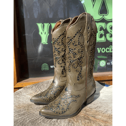 Bota Bico Fino - Verde - 10260 - VIP WESTERN