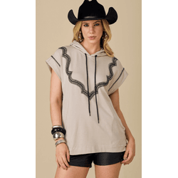 Moletom Colete Capuz Gold - Moon Horse - 0109349 - VIP WESTERN