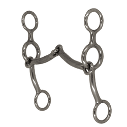 Freio Bridão Inox Bolinha Bocal Liso - 230 - VIP WESTERN