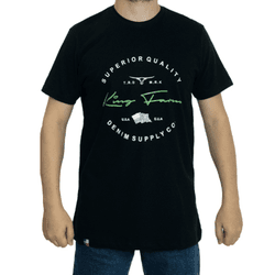 Camiseta King Farm Preta - 697 - VIP WESTERN