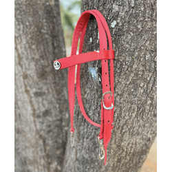 Cabeçada Nylon Boots Horse Vermelho - m25 - VIP WESTERN