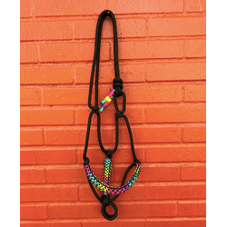 Cabresto Preto com Detalhe Colorido - c234 - VIP WESTERN