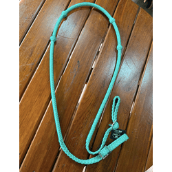 Rédea de Tambor Nylon com Peia - Verde Água - 3213... - VIP WESTERN