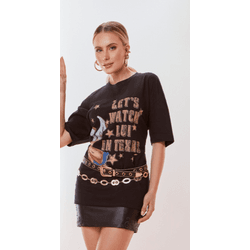 T-shirt Over Lui Moon Horse - 283un - VIP WESTERN