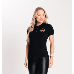 Camisa Polo Feminina Thank Field - Preto - 8053 - VIP WESTERN