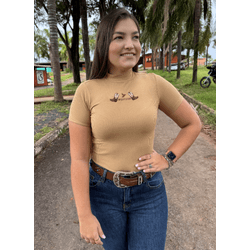 T-shirt Canelada Bege Thankfield - 01294 - VIP WESTERN