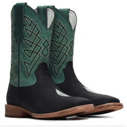 Bota Couro Exótico de Arraia Masculina - 81306 - VIP WESTERN