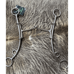 Freio Gag Bit Mecanico Torcido - F3457 - VIP WESTERN