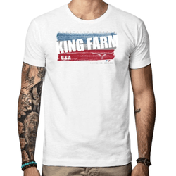 Camiseta King Farm Branca 592 - 592branca - VIP WESTERN