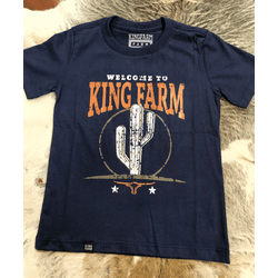Camiseta Infantil King Farm Cacto - 23451 - VIP WESTERN