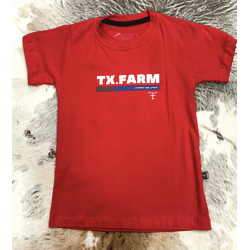 Camiseta Infantil Texas Farm 01 - tx01 - VIP WESTERN