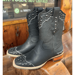 Bota Fossil Black - 13185preta - VIP WESTERN