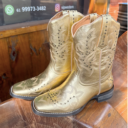Bota Aragon Ouro - 13157ouro - VIP WESTERN