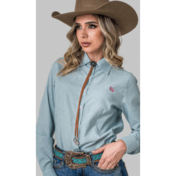 Camisa Listrada Verde Miss Country - 2041 - VIP WESTERN