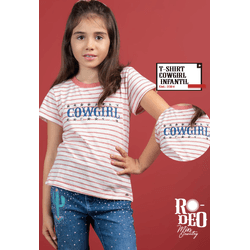 T-shirt Infantil Cowgirl - Miss Country - 3324 - VIP WESTERN