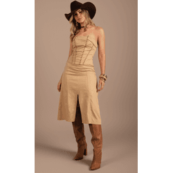 Saia Midi Mocca - Moon Horse - 10400 - VIP WESTERN