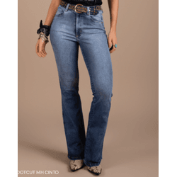 CALÇA BOOTCUT COM CINTO - MOON HORSE - 03.146 - VIP WESTERN