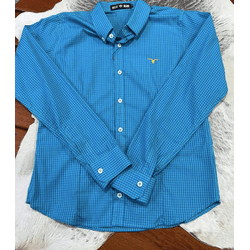 Camisa Vallo Azul - vl152 - VIP WESTERN