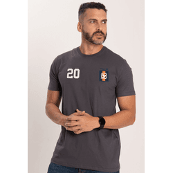 Camiseta Masc Thankfield - Cinza - 3321 - VIP WESTERN