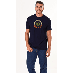 Camiseta Masc Thakfield - Azul Marinho - 3315 - VIP WESTERN