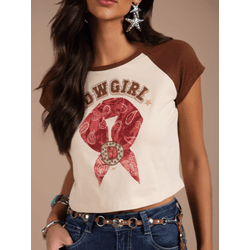Cropped Raglan - Moon Horse - 10387 - VIP WESTERN