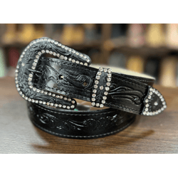 Cinto Black Fivela Strass - 101 - VIP WESTERN