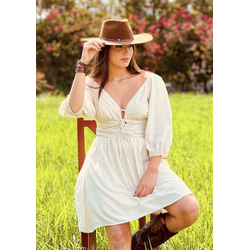 Vestido Thankfield Linho - 020231011 - VIP WESTERN
