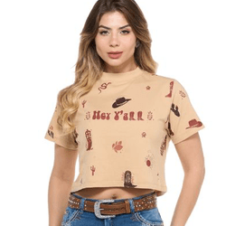 Cropped OX Horns - Nude - 6455 - VIP WESTERN