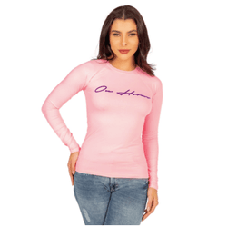 Blusa Uv Ox Horns - Rosa Noen - 7517 - VIP WESTERN
