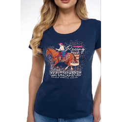 T-shirt Ox Horns - Marinho - 6449 - VIP WESTERN
