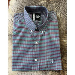 Camisa Manga Curta Ox Horns - 9087 - VIP WESTERN