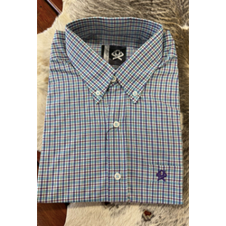 Camisa Manga Curta Ox Horns - 9088 - VIP WESTERN