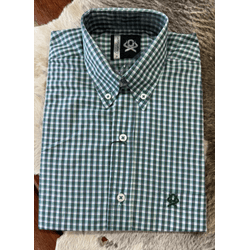 Camisa Manga Curta Ox Horns - 9095 - VIP WESTERN