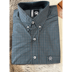 Camisa Manga Curta Ox Horns - 9089 - VIP WESTERN