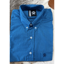 Camisa Manga Curta Ox Horns - 9091 - VIP WESTERN