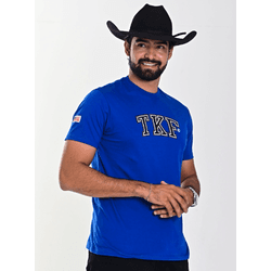 Camiseta Masc Thankfield - Azul Royal - 3307 - VIP WESTERN