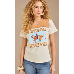 T-shirt Lets GO - Moon Horse - 11430 - VIP WESTERN