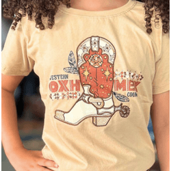 T-shirt Infantil Ox Horns - Nude - 5251 - VIP WESTERN