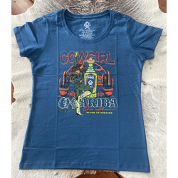 T-shirt Ox Horns - Petróleo - 6446 - VIP WESTERN
