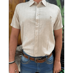 Camisa Manga Curta Linho Thankfield - 013029021 - VIP WESTERN