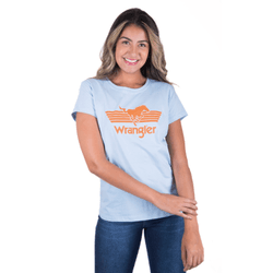 T-shirt Wrangler Azul Bebê - WF8040 - VIP WESTERN